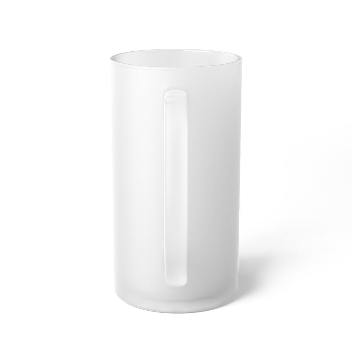 My Daddy Used to Say: Be Comfortable Being Uncomfortable Frosted Glass Beer Mug