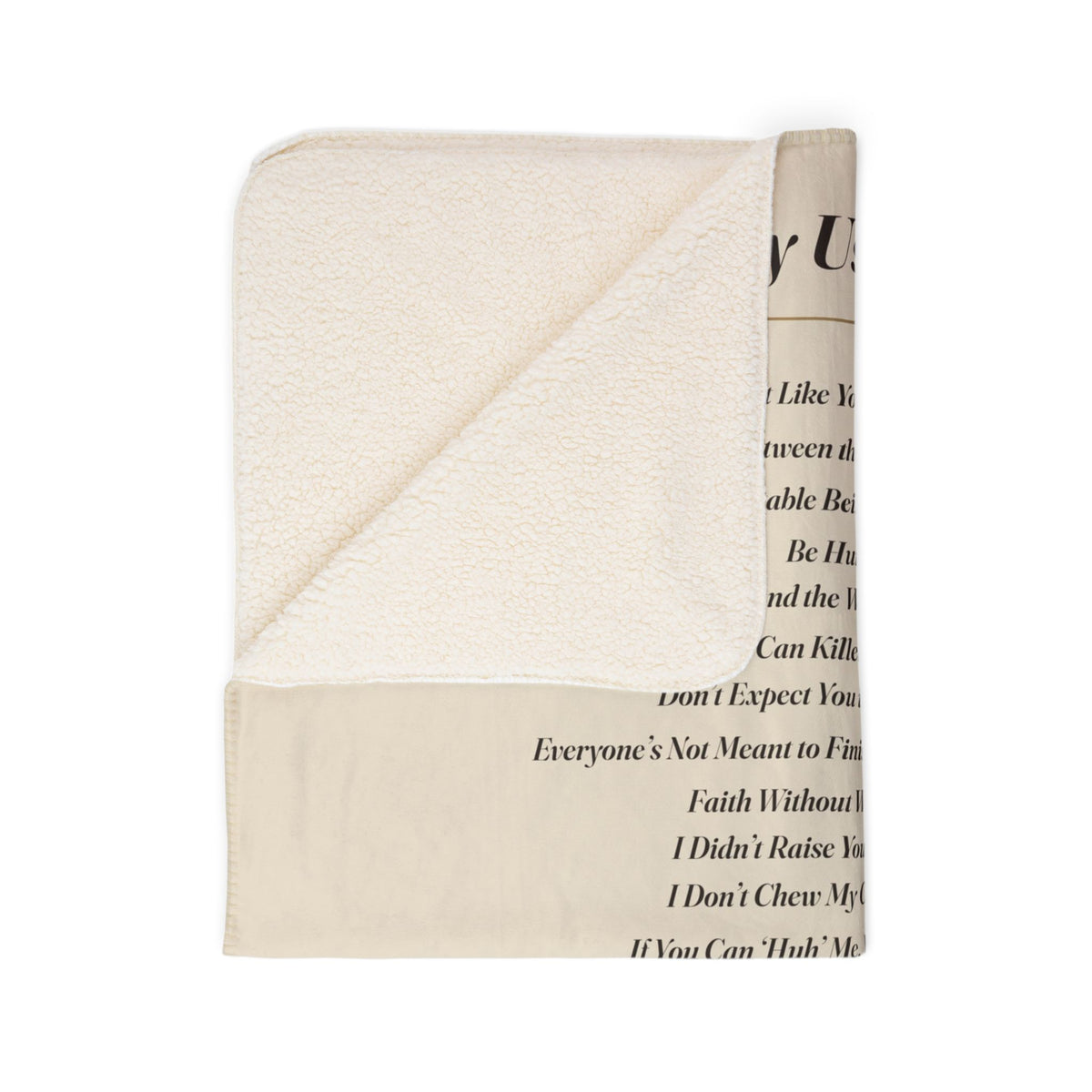 My Daddy Used to Say: All the Sayings Heavyweight Fleece Blanket