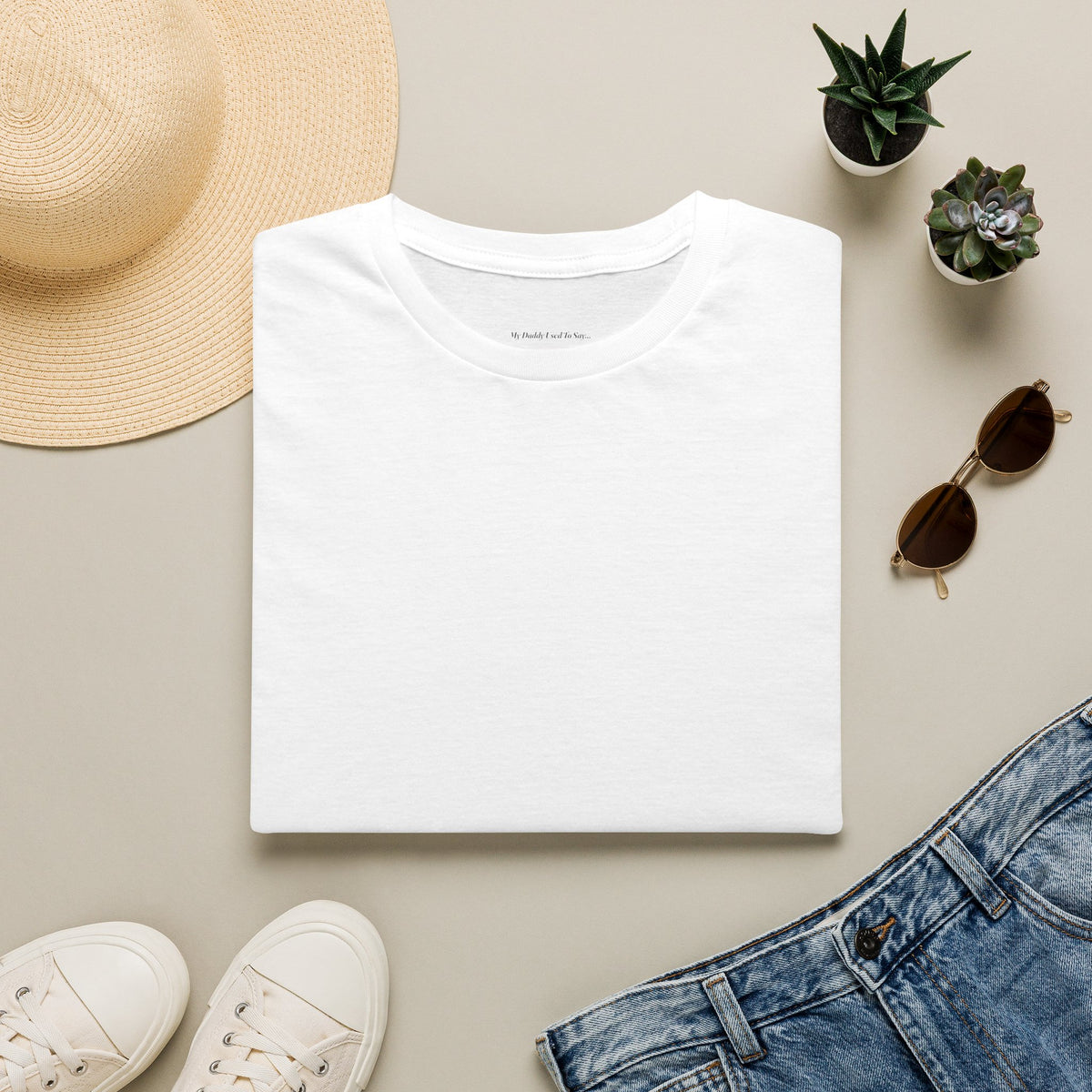 My Daddy Used to Say: Don't Expect You in Other People Tee (Light Colors)
