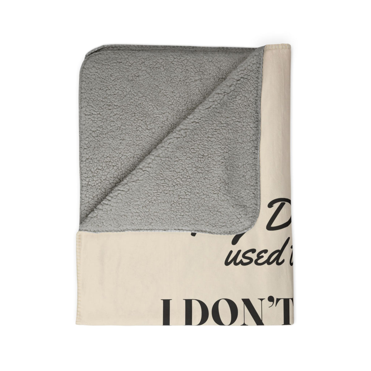 My Daddy Used to Say: I Don't Chew My Cabbage Twice Heavyweight Fleece Blanket