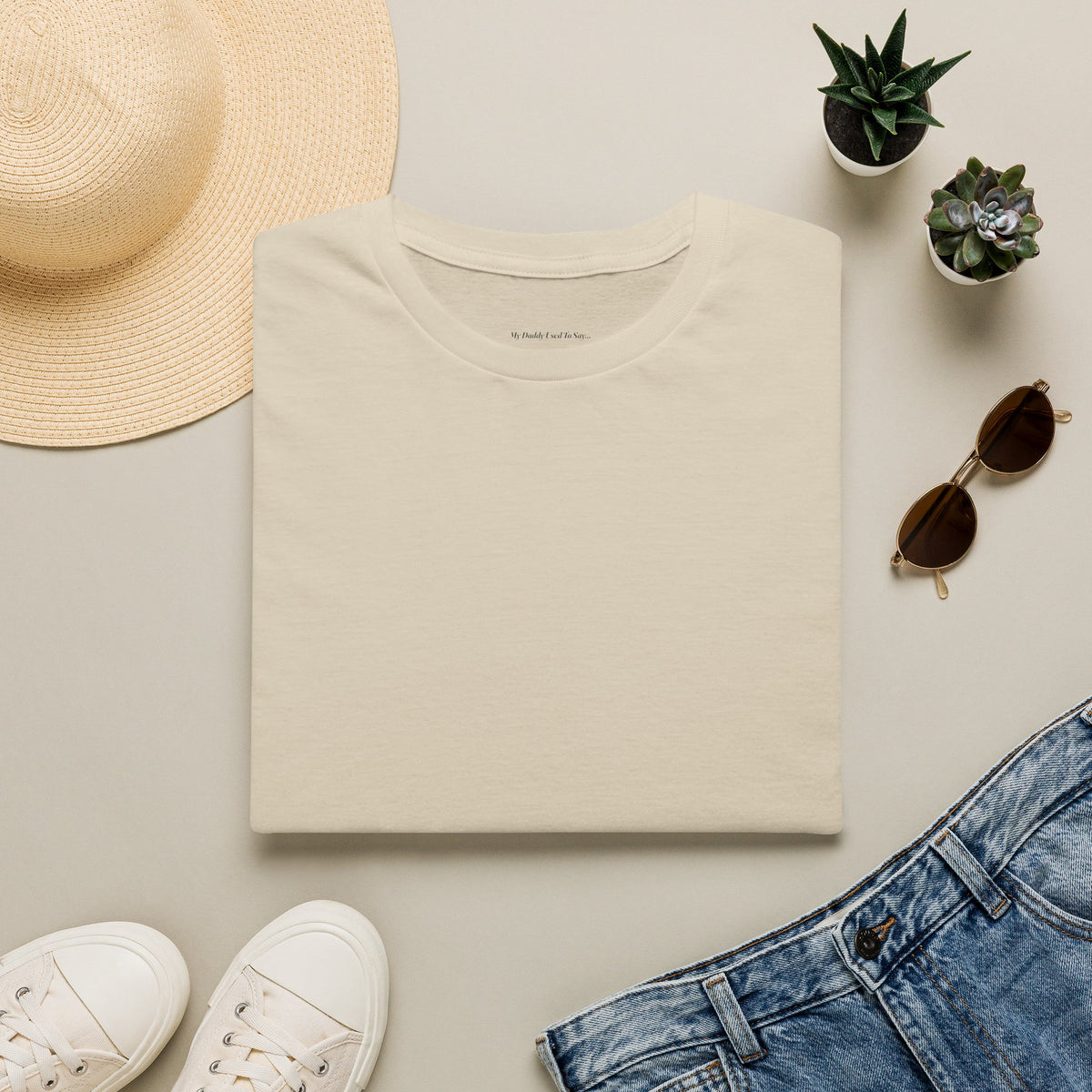 My Daddy Used to Say: Be You, and the World Will Come Tee (Light Colors)