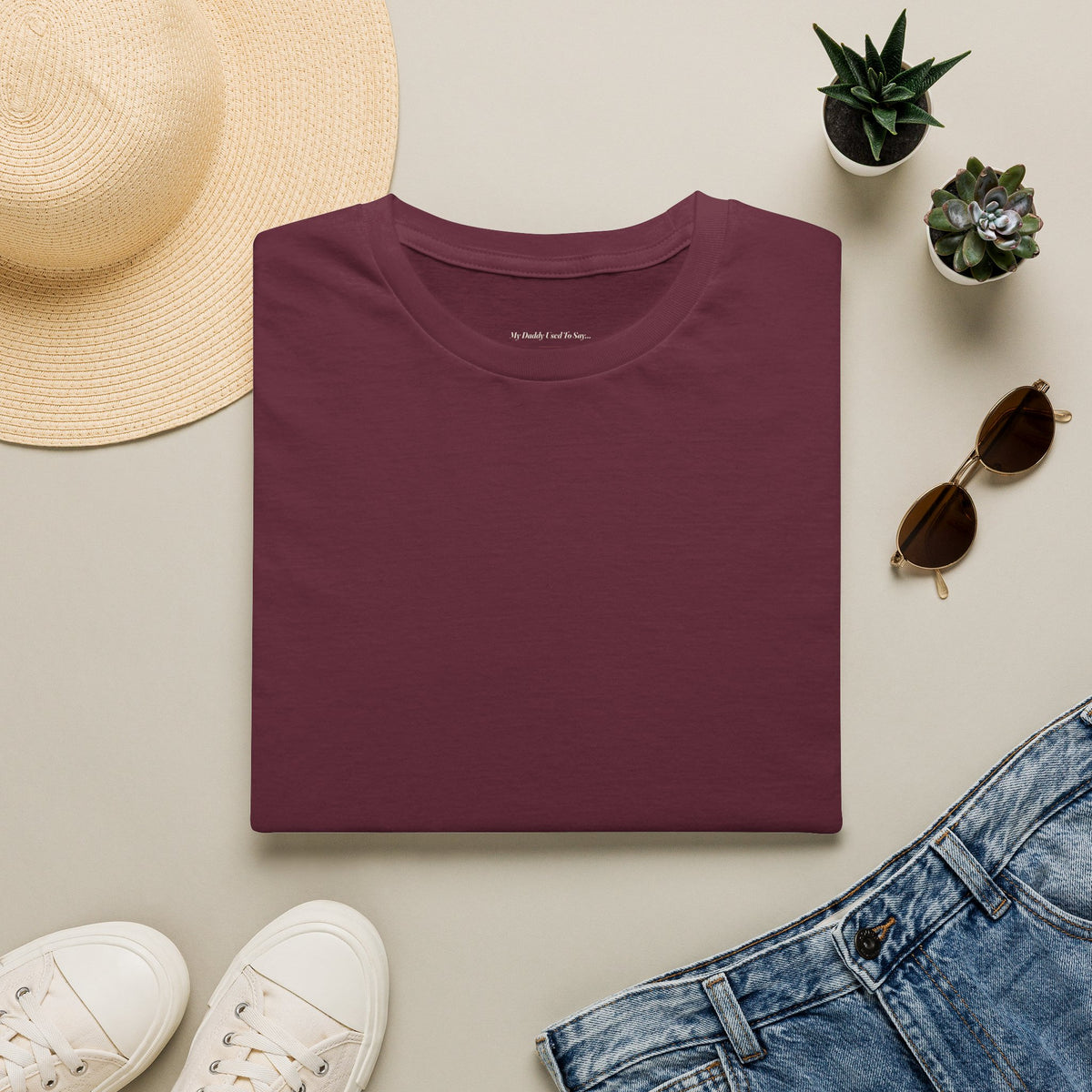 My Daddy Used to Say: Don't Expect You in Other People Tee (Dark Colors)