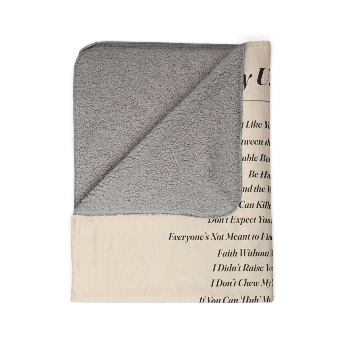 My Daddy Used to Say: All the Sayings Heavyweight Fleece Blanket